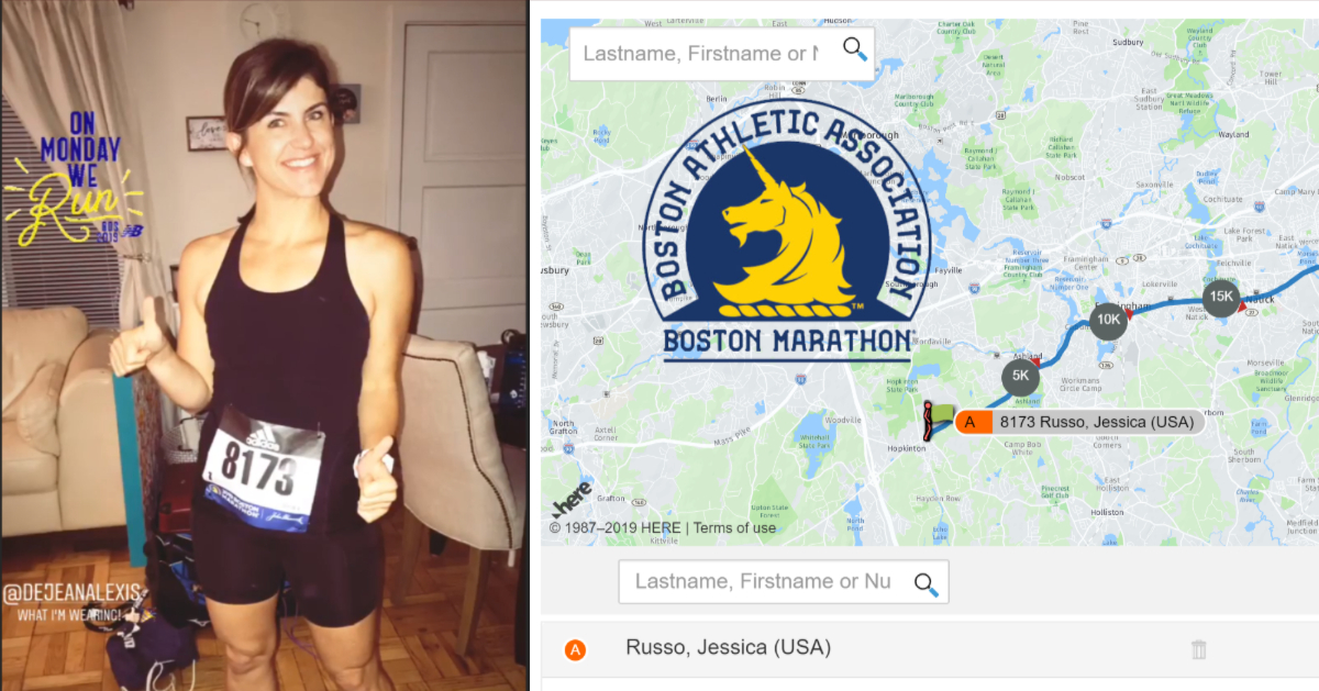 Boston Marathon Track Jess Live!